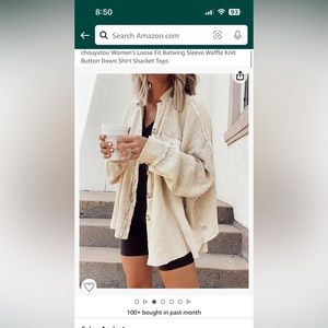 Waffle knit button ups from amazon